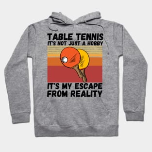 Table Tennis Ping Pong Player Lover Hoodie